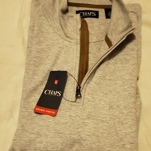 CHAPS Men Sweatshirt Light Grey size L NWT